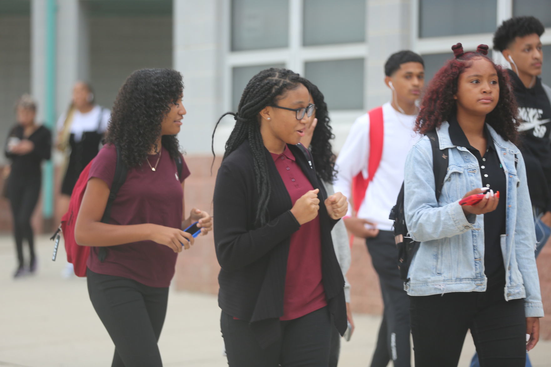 First Day at Pleasantville High School